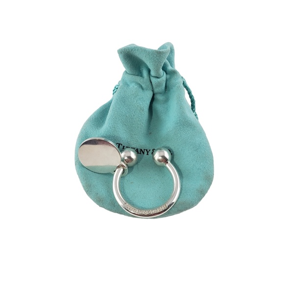 Vintage Tiffany & Co. Sterling Silver Horseshoe Key Ring #13523 - Picture 7 of 7